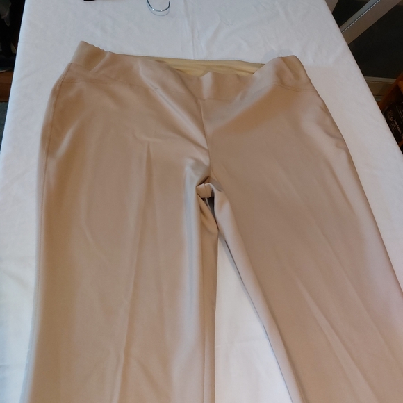 Investments The Park Ave Fit Elite Stretch Ankle Straight Pants Khaki Tan 16 EUC - Picture 11 of 15